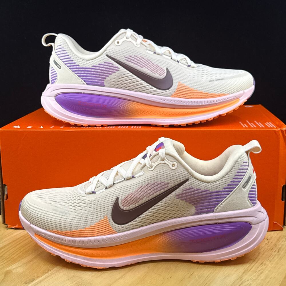 Nike Vomero 18 Chalk Bright Violet Tattoo Women’s Running Shoe Size 9 HM6804-113